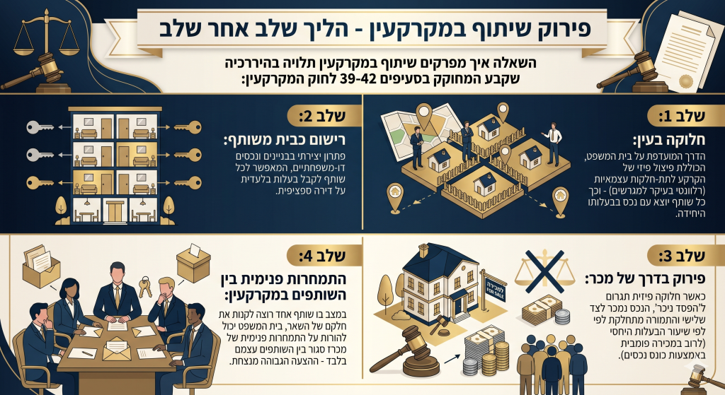 פירוק שיתוף במקרקעין עו"ד חן מסיקה